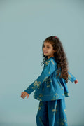 Peacock Sago Peplum Set