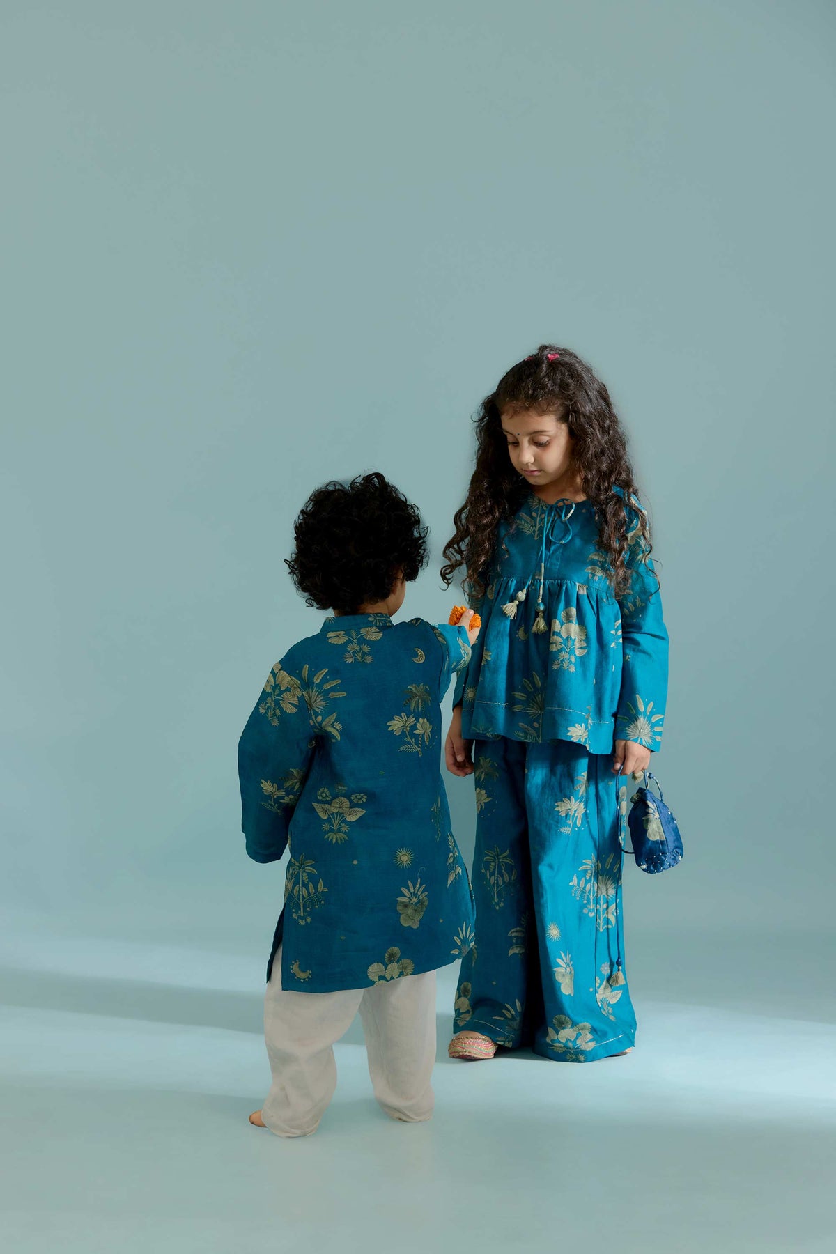 Peacock Areca Kurta Set