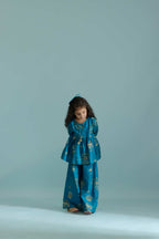 Peacock Sago Peplum Set