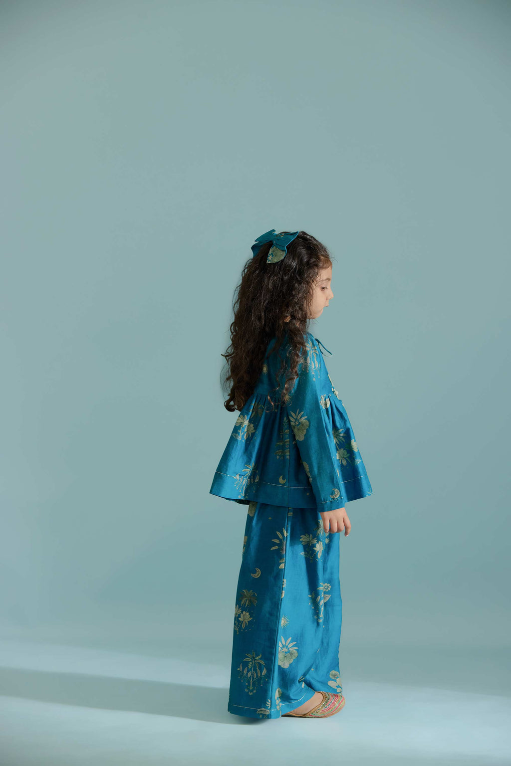 Peacock Sago Peplum Set