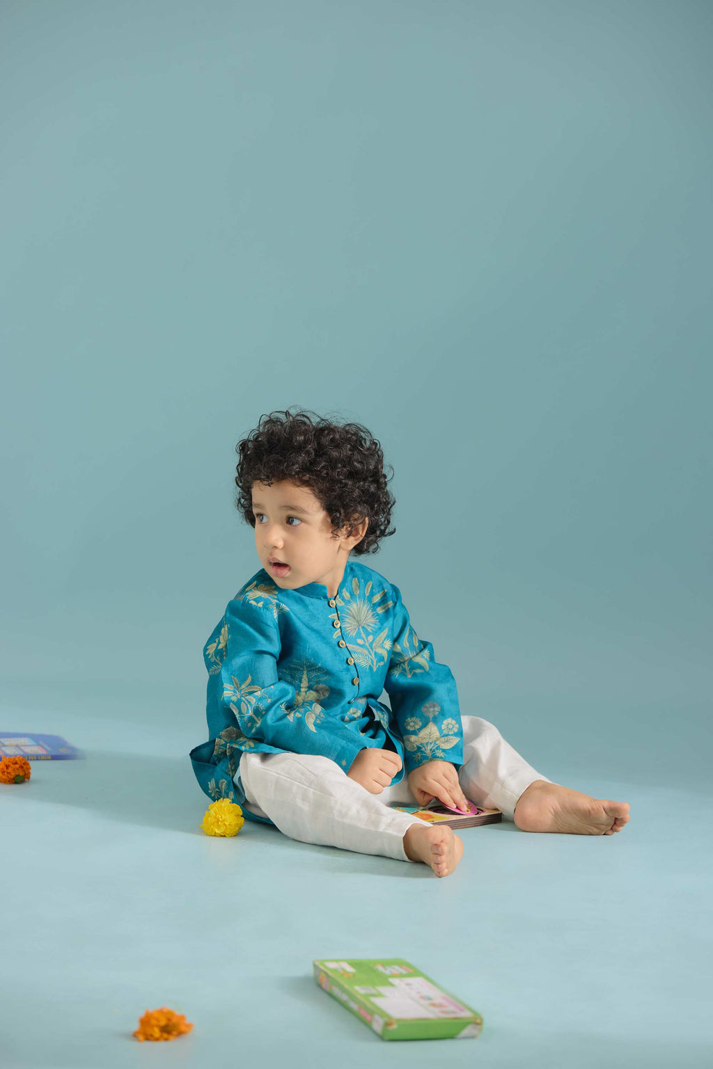Peacock Areca Kurta Set