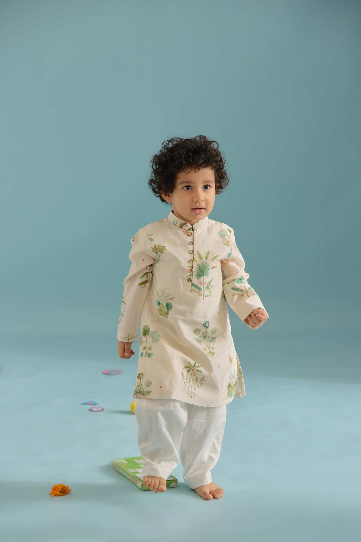 Jasmine Borassus Kurta Set