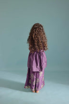 Plum Phoenix Peplum Set