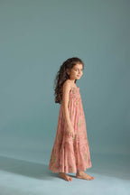 Gulabi Fuwara Peplum Set