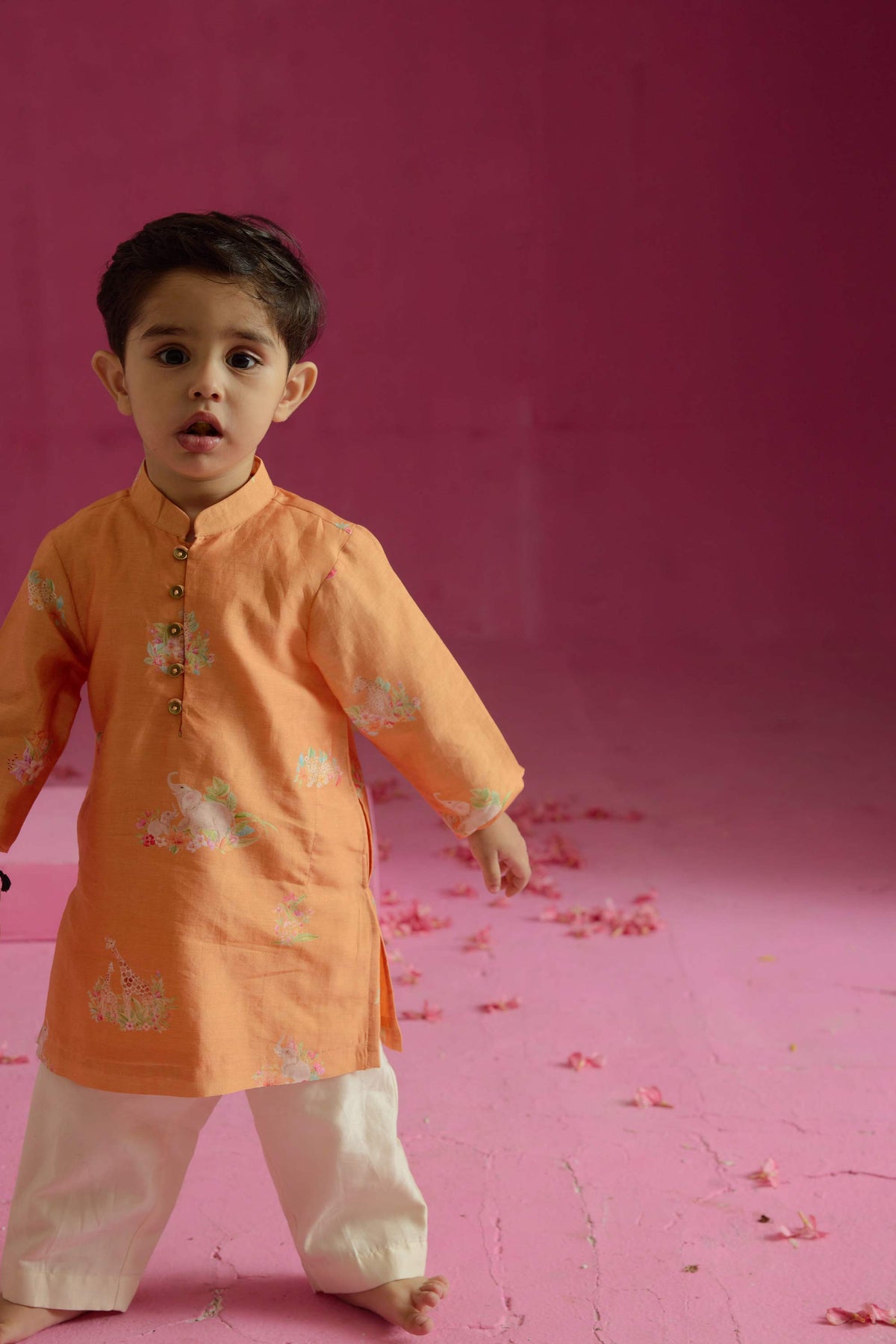Marigold Ambari Kurta Set