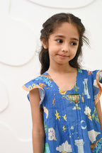 Lilo Dress- Santorini Blue