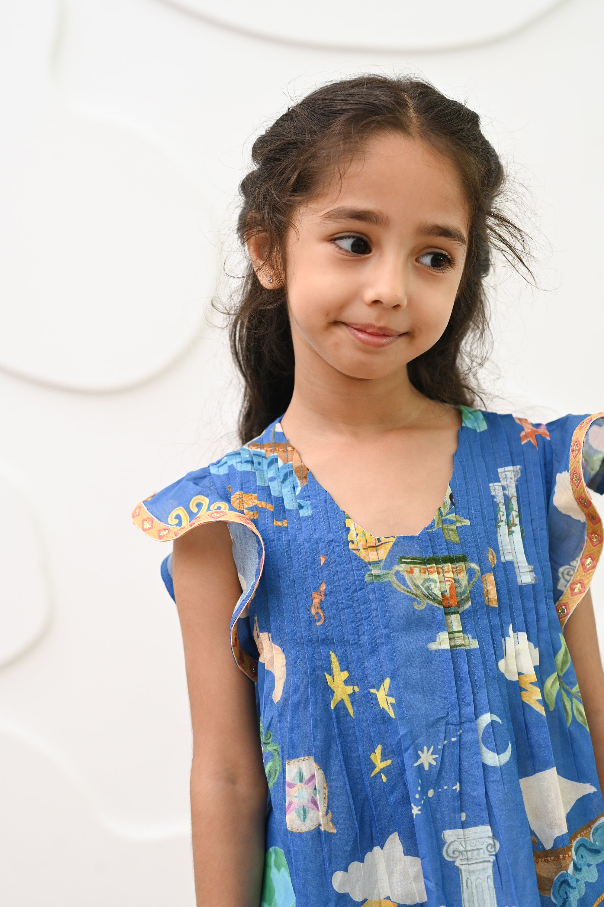 Lilo Dress- Santorini Blue