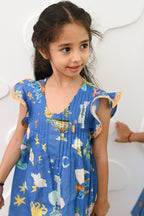 Lilo Dress- Santorini Blue