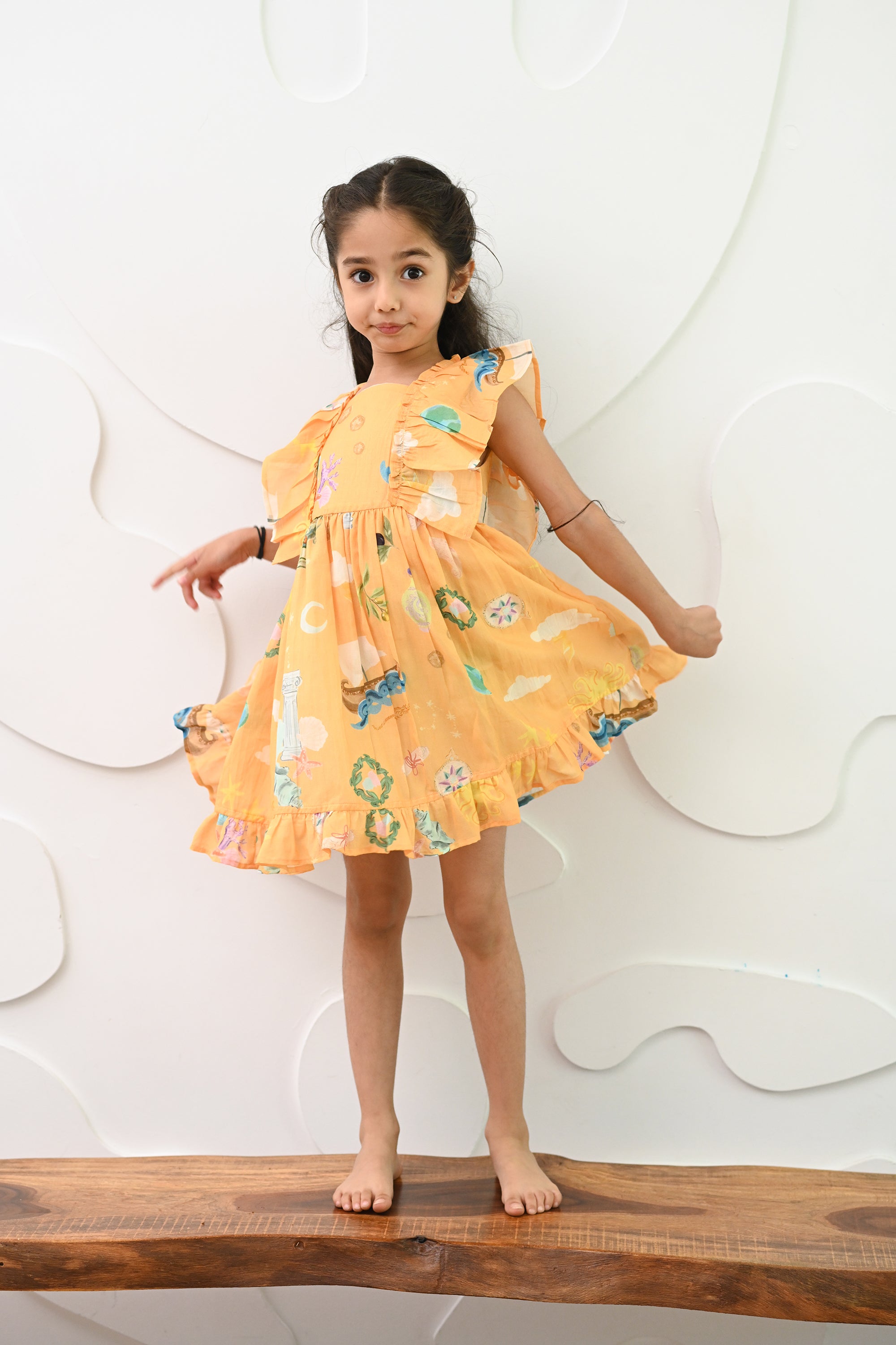 Aella Dress - Pimm's orange