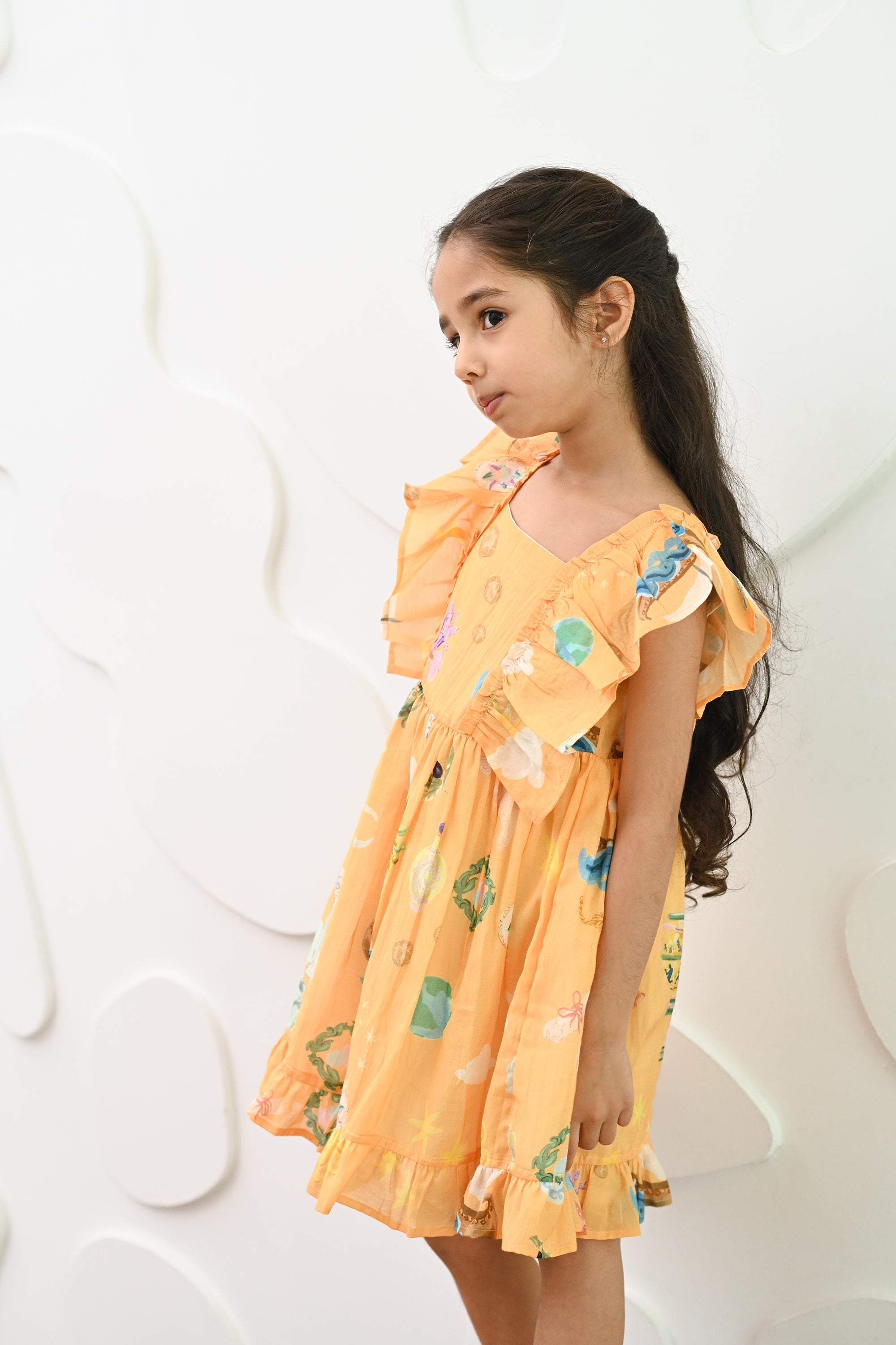 Aella Dress - Pimm's orange