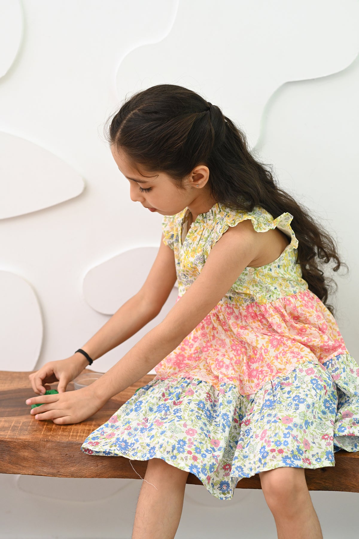 Meadow Tier Dress- Camille Bloom