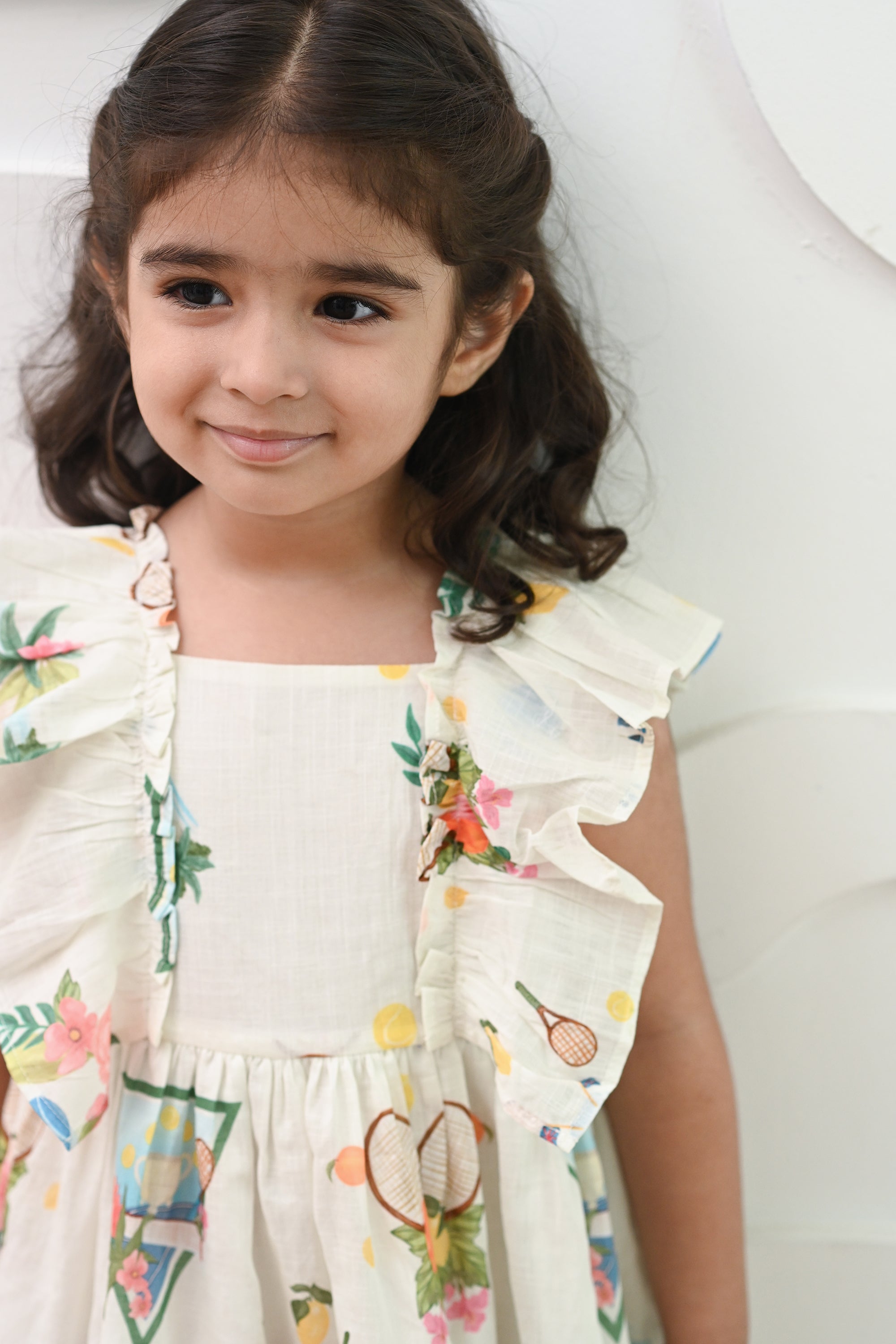 Evonne Dress - Court White